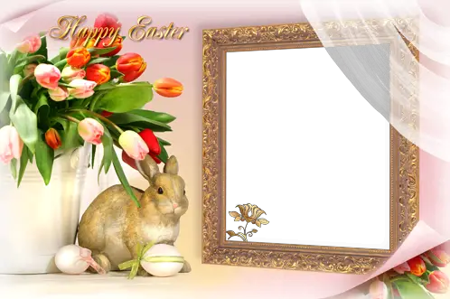 Photo frame - Family Easter
