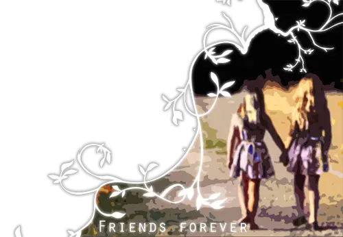 Photo frame - Friends forever