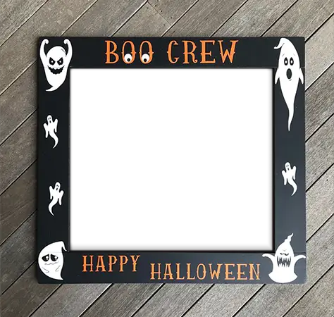 Photo frame - Happy Halloween. Boo crew