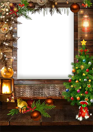 Photo frame - Moments of New Year holidays