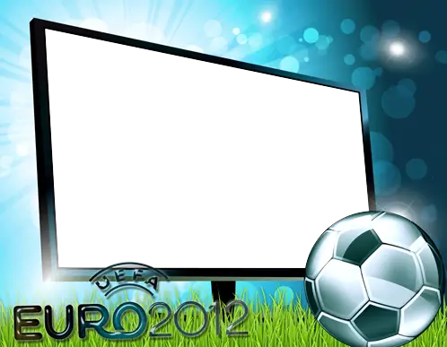 Photo frame - Watching euro 2012