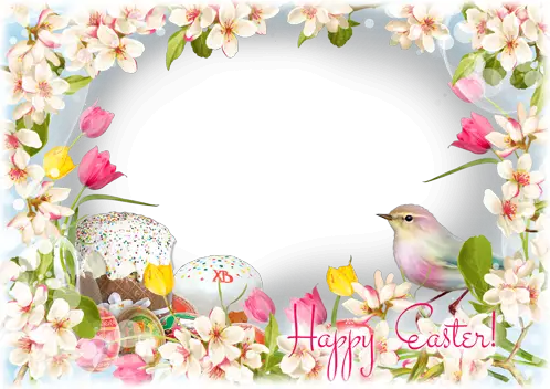 Photo frame - Wishing you an Easter that is bright and happy