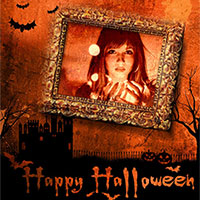 Foto efecto - Happy Halloween photo frame