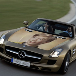 Effet photo - Mercedes-benz aérographie cabriolet