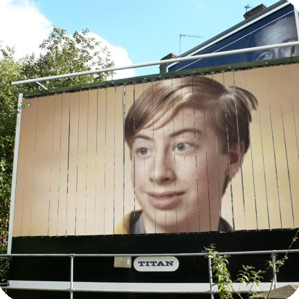 Efekt - Billboard na ulici