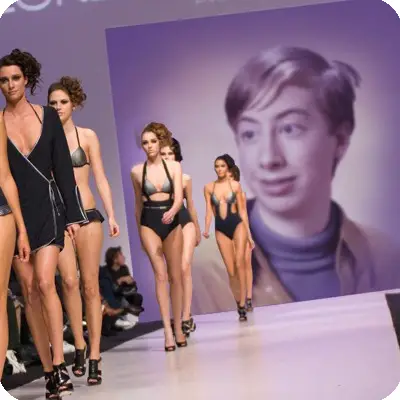 Foto efecto - La imagen en el desfile de moda