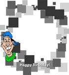 Photo frame - Happy Birthday From Man