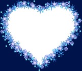 Nuotraukų rėmai - Snow Flake Heart