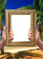 Photo frame - Uninhabited Island