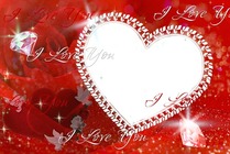 Photo frame - Diamond Love