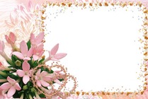 Photo frame - Flowers Hearts