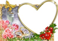 Photo frame - Gold Wedding