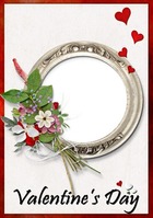 Cornici fotografiche - Valentines Day Scrap Page