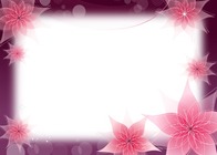 Photo frame - Neon Spring Flowers
