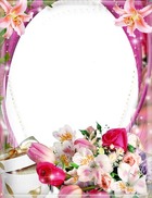 Photo frame - Delightful Lilies