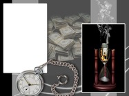 Photo frame - Time is Money