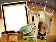 Photo frame - Time is Money
