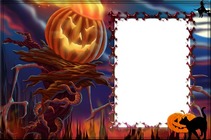 Cornici fotografiche - Halloween Evil Pumpkin