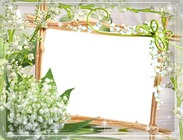 Photo frame - Lilies of the Vallley
