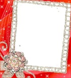 Photo frame - Red Flowers Fantasy
