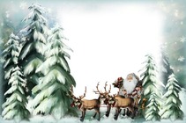 Molduras para fotos - Santa on the Way