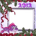 Marco de fotos - Purple Little Dragon