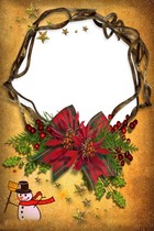 Molduras para fotos - Happy Xmas