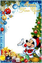Marco de fotos - Happy New Year with Mickey