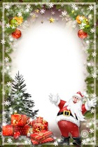 Molduras para fotos - Greetings from Santa