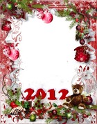 Marco de fotos - New Year and Christmas 2012