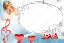 Photo frame - Melody of Hearts
