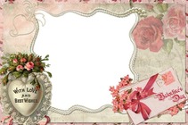 Photo frame - With Love and Best Wishes