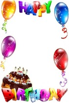 Photo frame - Happy Birthday To You