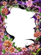Photo frame - Autumn Flowers