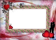 Photo frame - Romantic Hearts