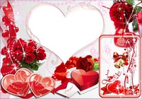 Photo frame - Double Heart