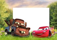 Фоторамка - Lightning McQueen and Mater