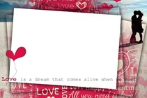 Photo frame - Love is a dream...