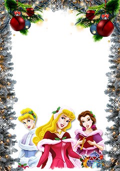 Disney princesses wish you a Merry Christmas