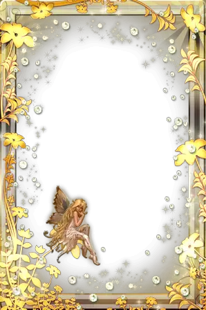 Photo frames. Golden fairy