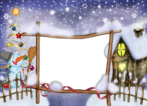 Photo frames. Winter games