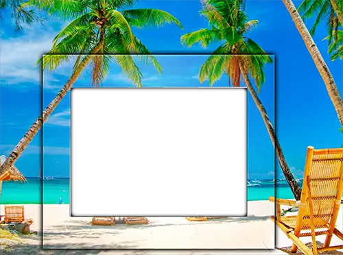 Photo frames. Summer. Time to travel