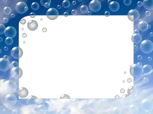 Cadre photo - Les bulles d'air