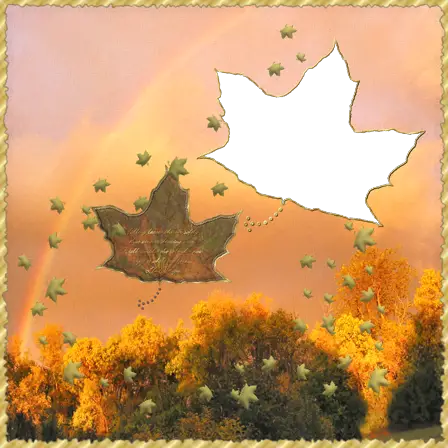 Фоторамка - Осенний пейзаж