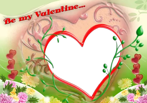 Foto rámeček - Be my Valentine