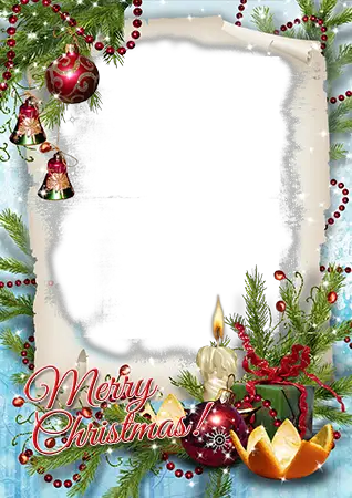 Molduras para fotos - Best wishes on Christmas