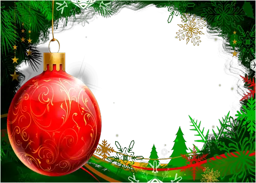 Foto rámeček - Vánoční dekorace