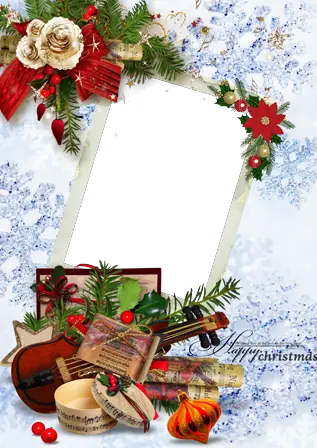 Photo frame - Christmas melody
