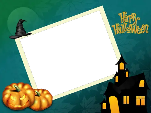 Photo frame - Big evil pumpkin