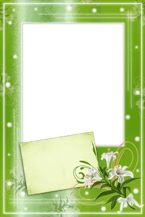Foto rámeček - Zelená karta